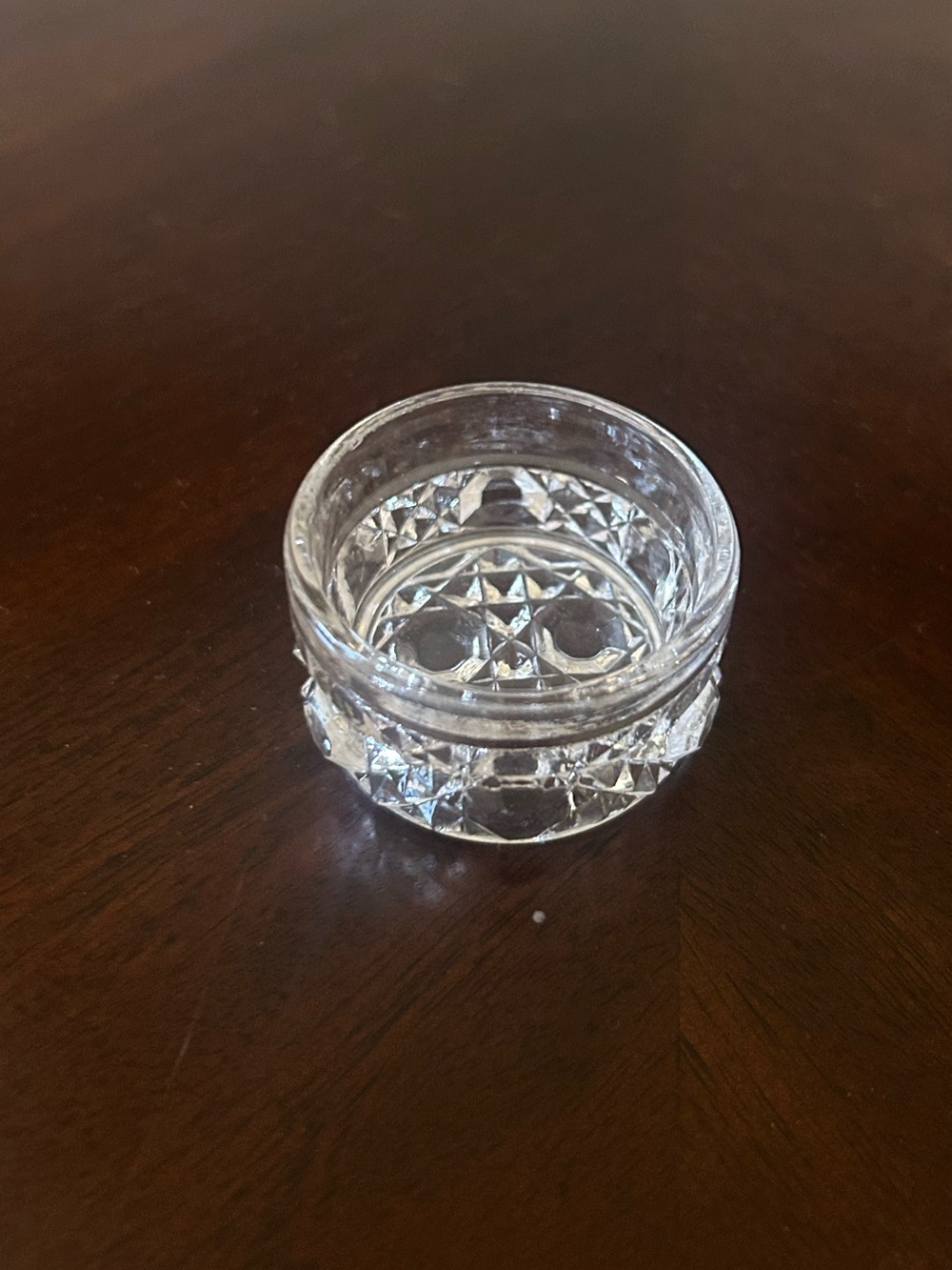 Cut Glass Open Salt Dip